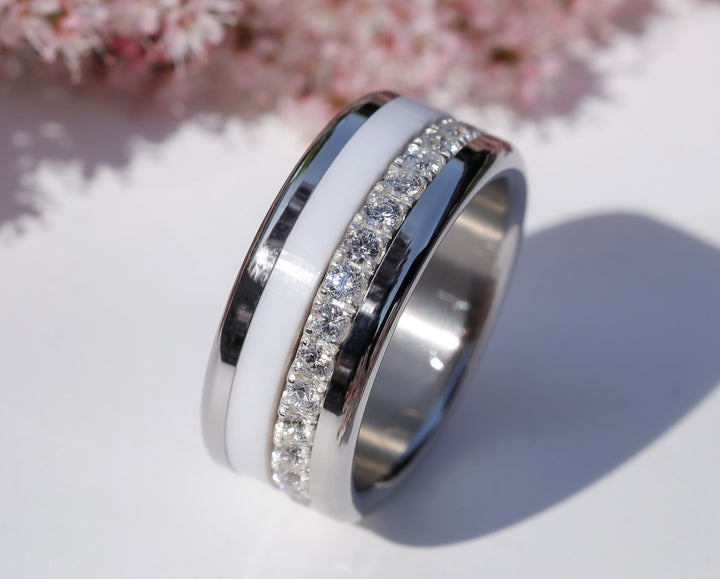 Bague mood interchangeable "Miami Beach" en argent 925 limitée à 150 exemplaires