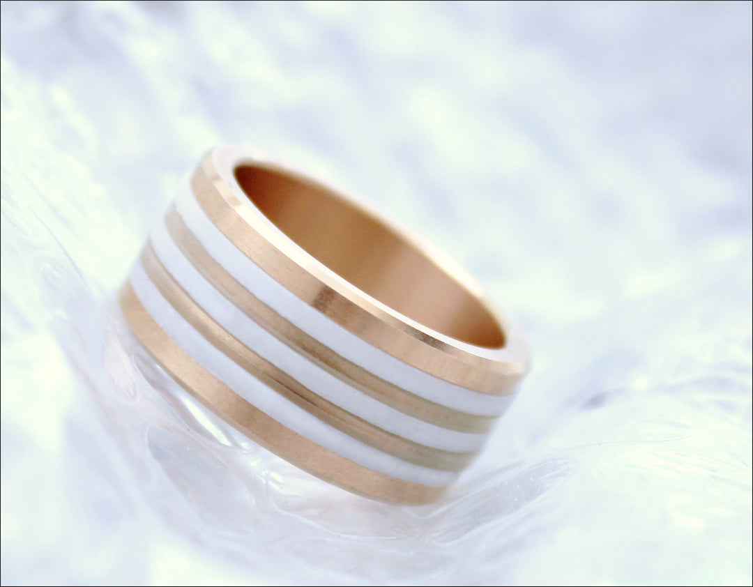 Innenring (Addon) mini aus schwarzem oder durchsichtigem Polymer für auswechselbaren mood Ring