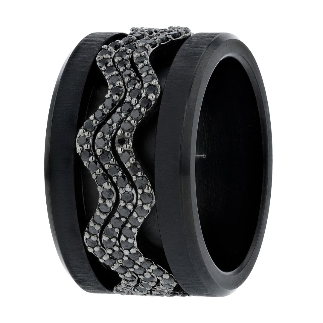 〰️  Pre-order: Middle addon "Nazaré set black" 〰️ for mood ring