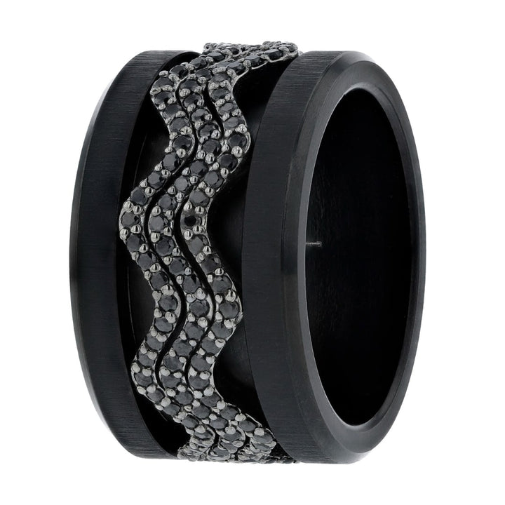 〰️  Pre-order: Middle addon "Nazaré set black" 〰️ for mood ring