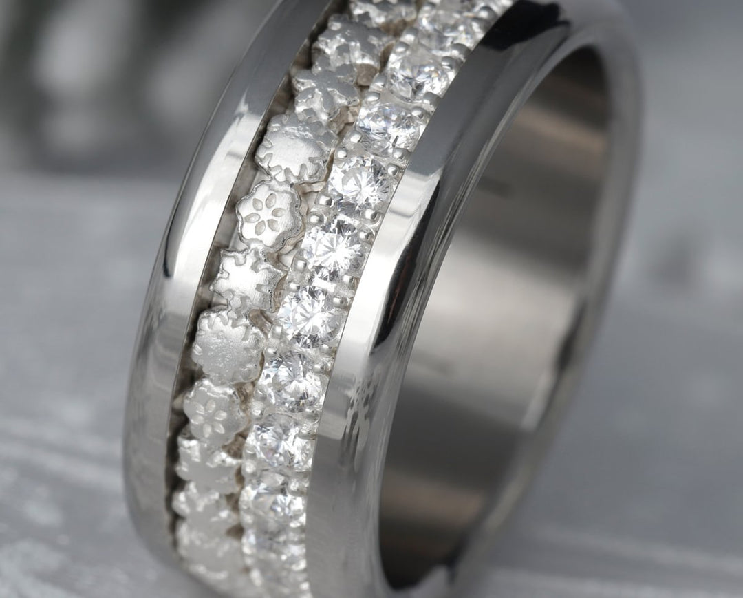 Coffret Aura authentique (bijoux d'oreille et 1 anneau)