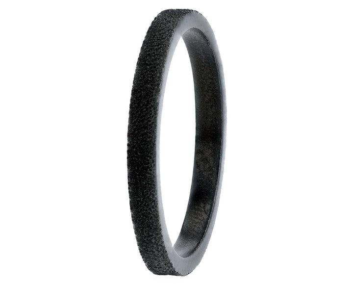 Inner ring (medium addon) in 925 silver "Kilauea" black finish for interchangeable mood ring