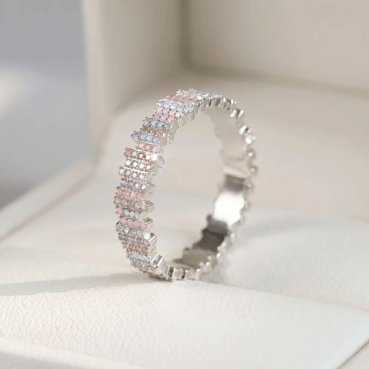 Anneau (deux tiers) "Mélodie " en argent pour bague mood interchangeable