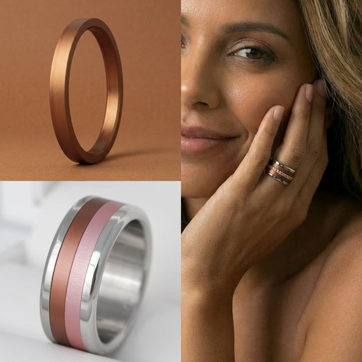 Addon medium anodisé ocre