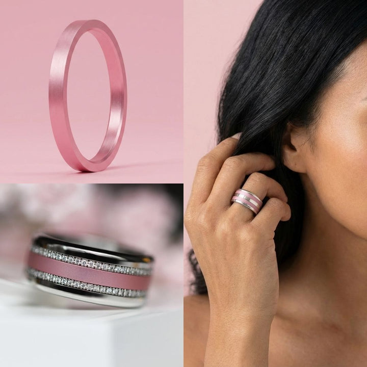 💗 Addon medium anodisé rose pastel