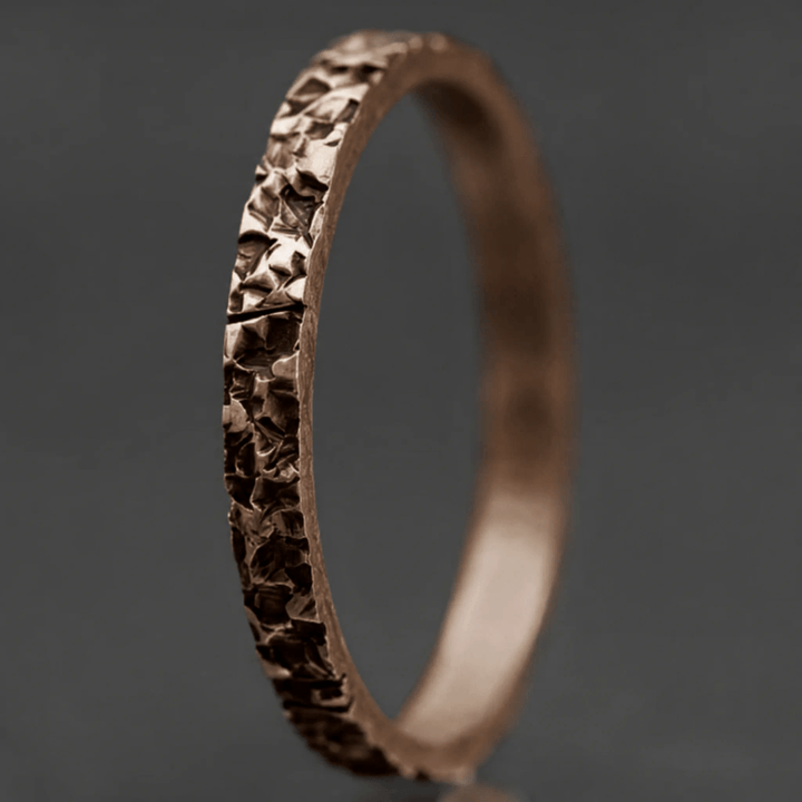 Anneau (medium) "🥥Coco - Rock" en acier rock pour bague mood interchangeable