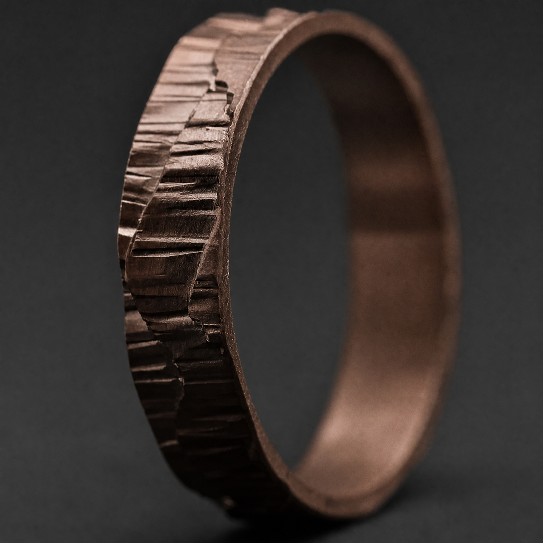 Anneau (deux tiers) "🥥 Coco - Moab" en argent 3D pour bague mood interchangeable