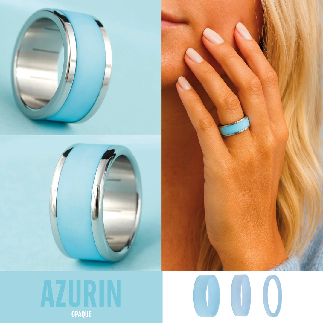 Addon opaque sablé "AZURIN"