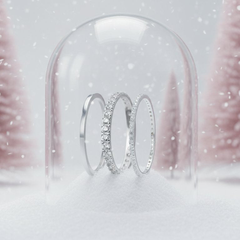  Pack Aura Authentique et acier poli (3 anneaux pour bague mood)