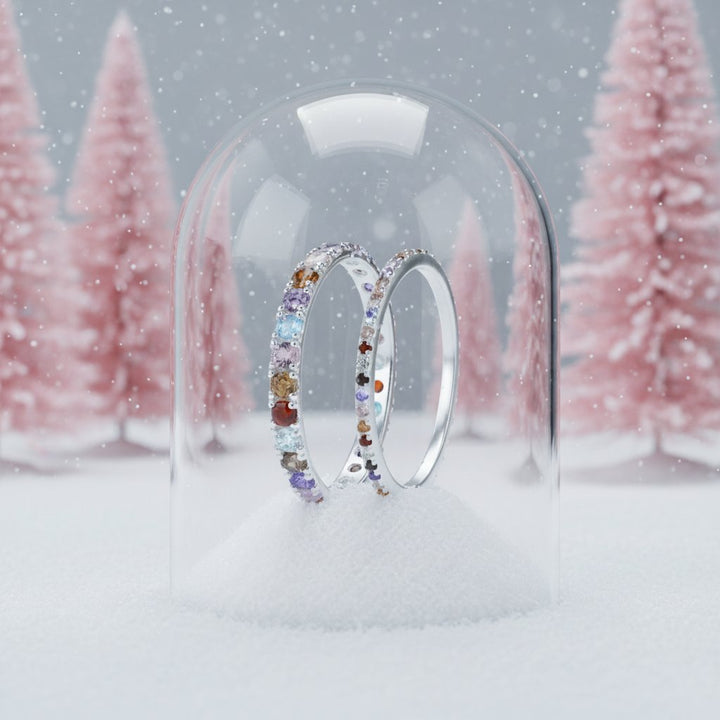 Set Herbstaura (Mini- und medium Innenringe für mood Ring)