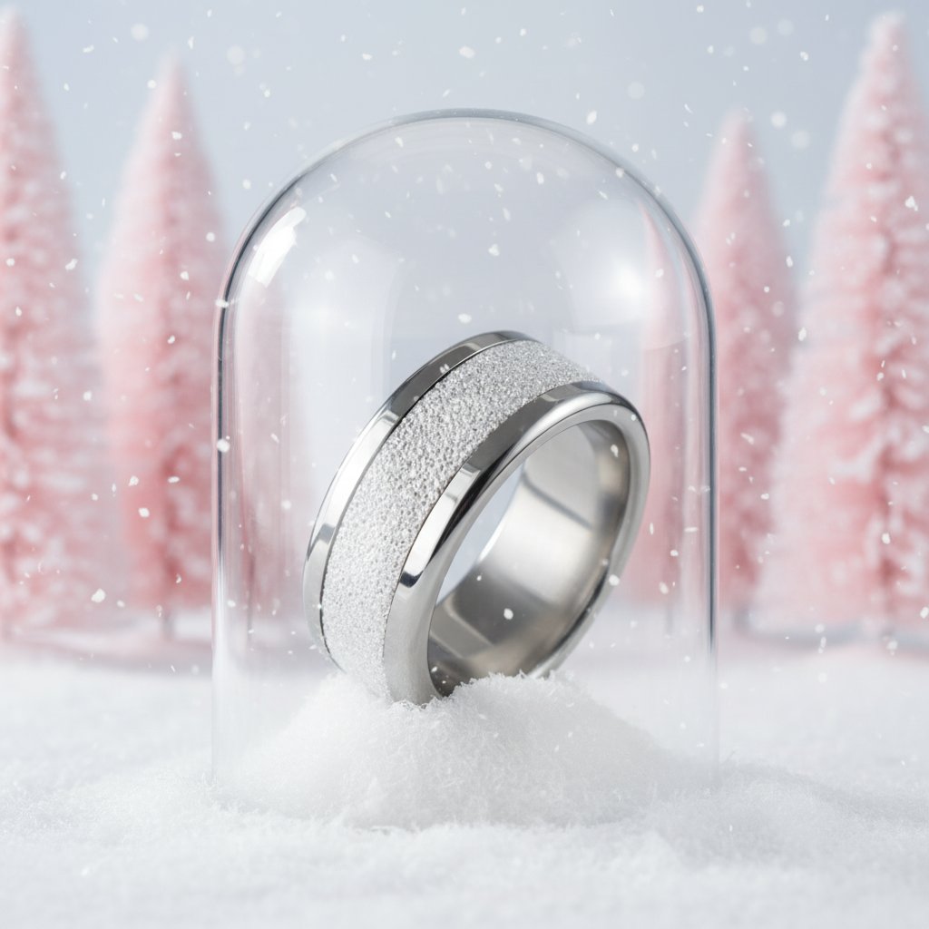 Bague mood "Neige éternelle" en argent 925 [EDITION LIMITÉE]