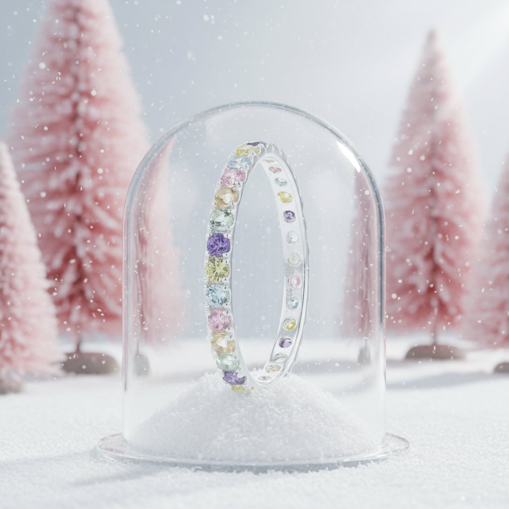 🌸✨💎 Anneau (addon medium) "Aura Floralis" en argent 925 serti de zircons