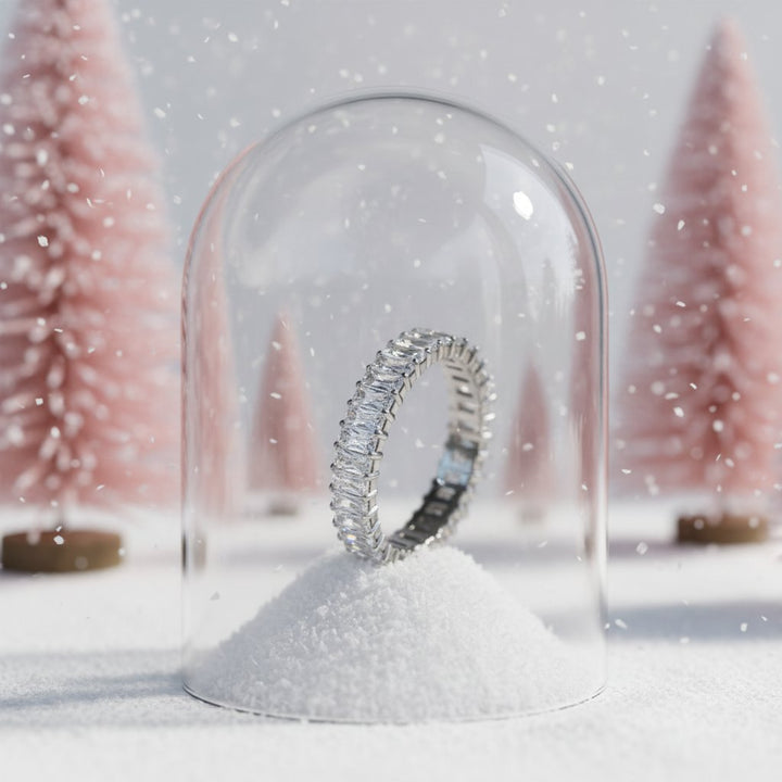 💍 Anneau (addon deux tiers) "Auraline" en argent 925 serti de zircons