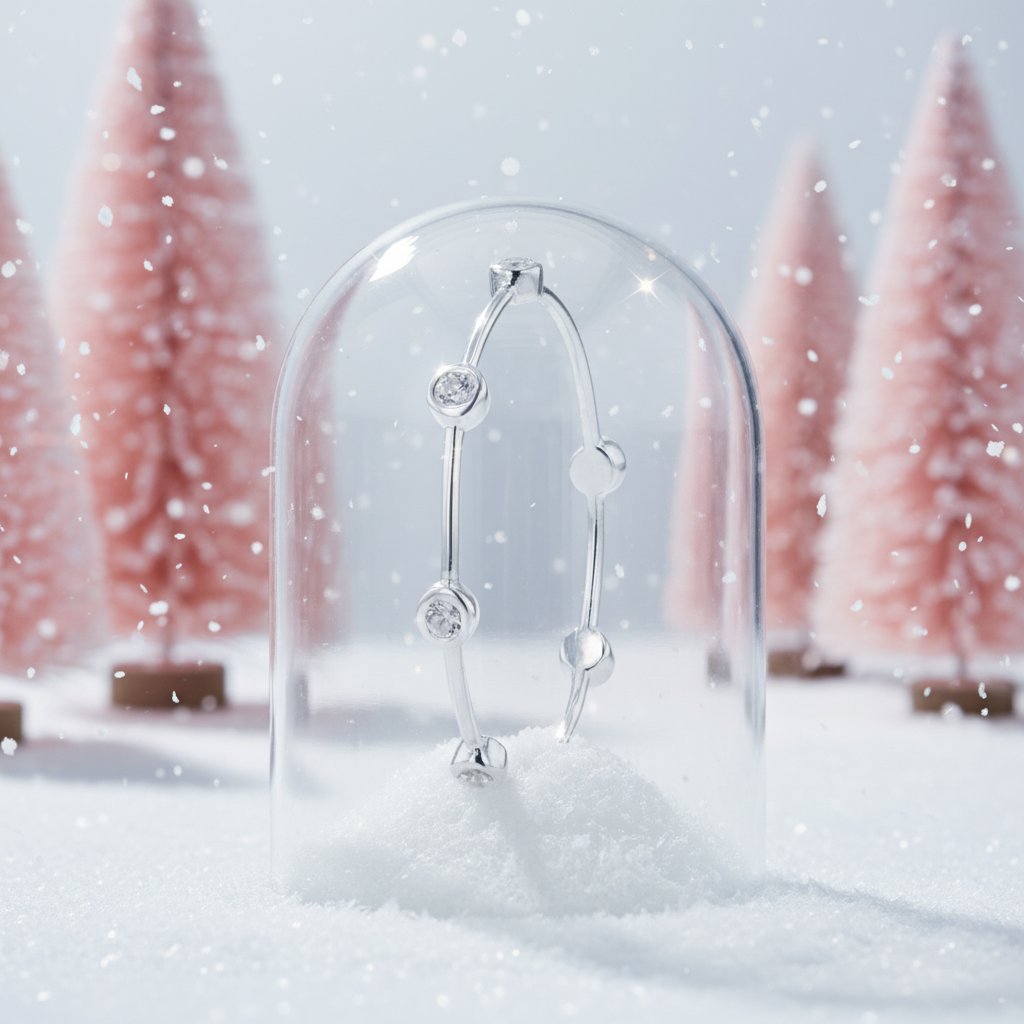 Anneau en argent 925 "Flying Diamond" finition polie avec zircons pour bague mood interchangeable