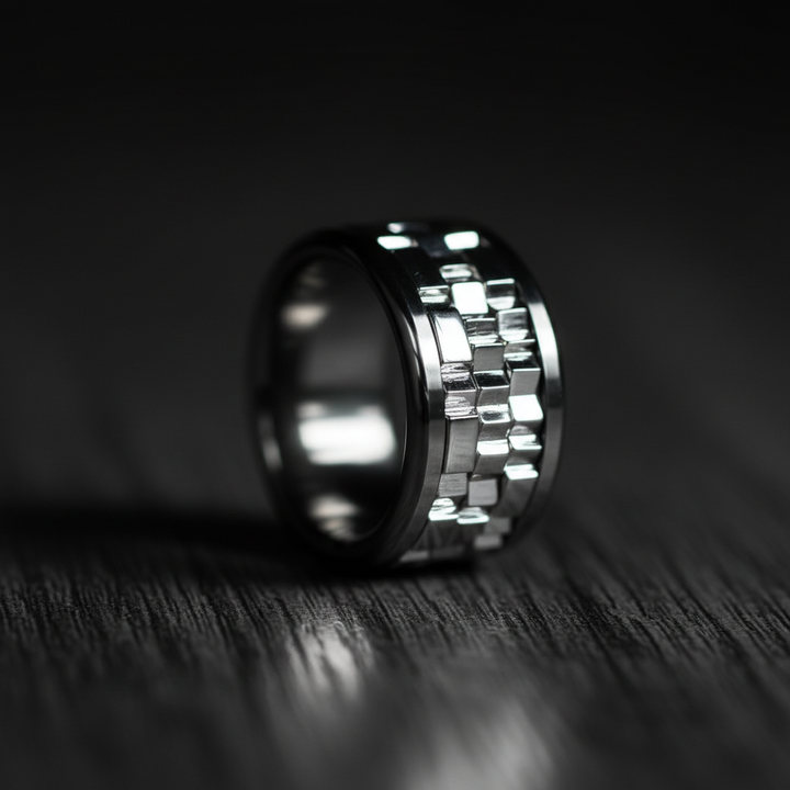 Anneau (medium) en argent 925 "Square" pour bague mood interchangeable