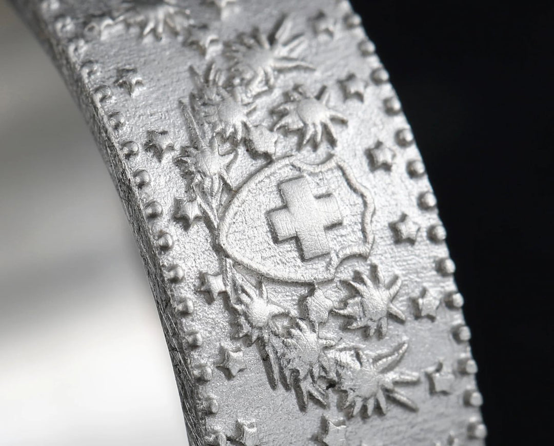 anneau en argent 925 suisse helvetia drapeau suisse