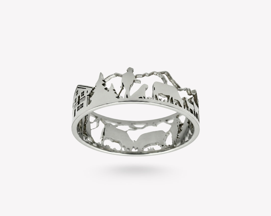 Ringset Poya with 7 colors of choice - Interchangeable mood ring