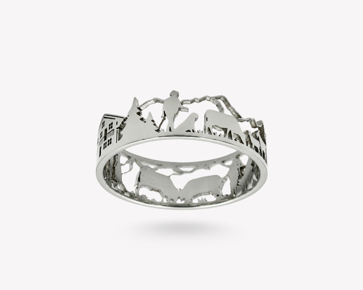 Ringset Poya with 7 colors of choice - Interchangeable mood ring