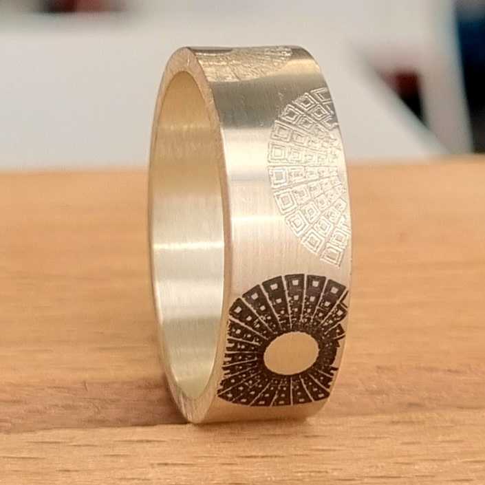 Addon en argent "différent" - Taille 58