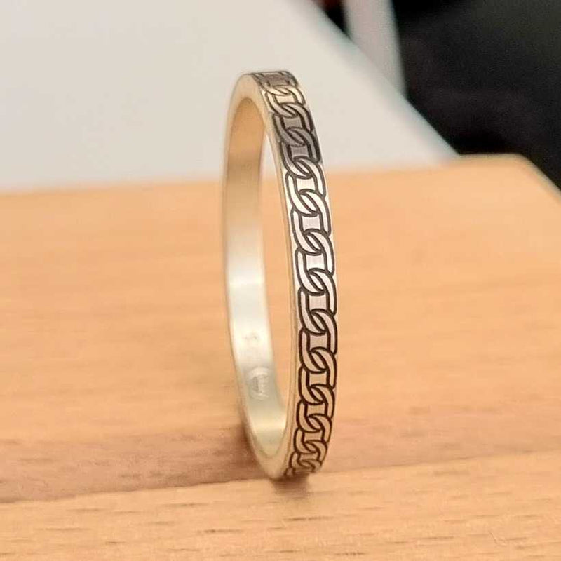 Medium en argent "différent" - Taille 62