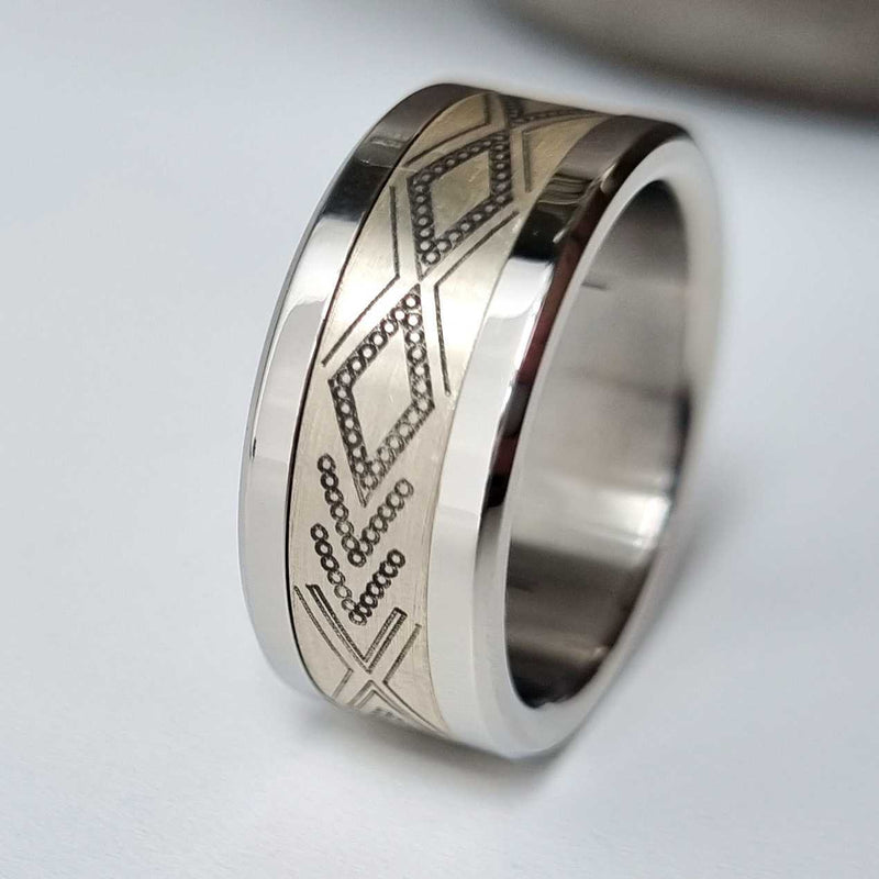 Deux tiers en argent "différent" - Taille 56