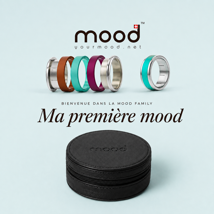 Ma Première Mood | Bague interchangeable avec 1 couleur interchangeable au choix et une boîte de rangement