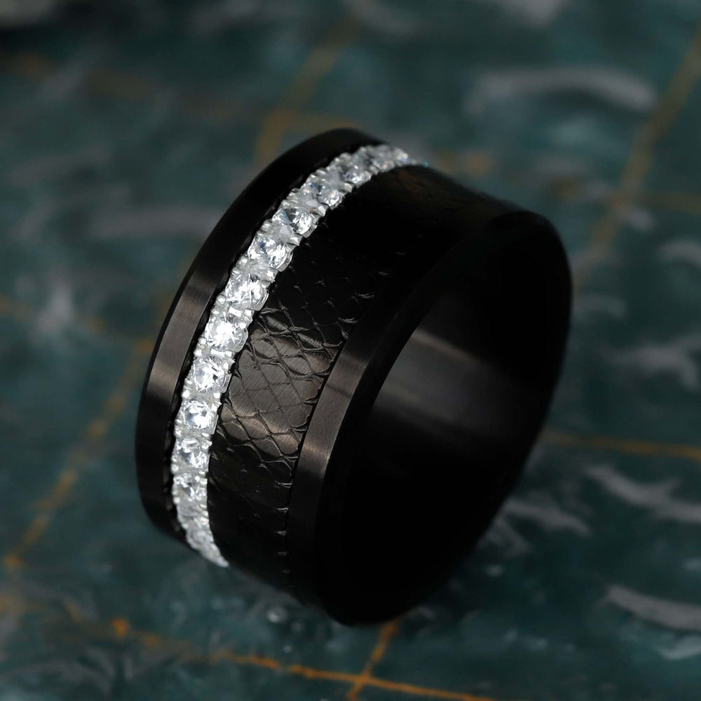 bague-mood-interchangeable-anneau-2/3-acier-noir