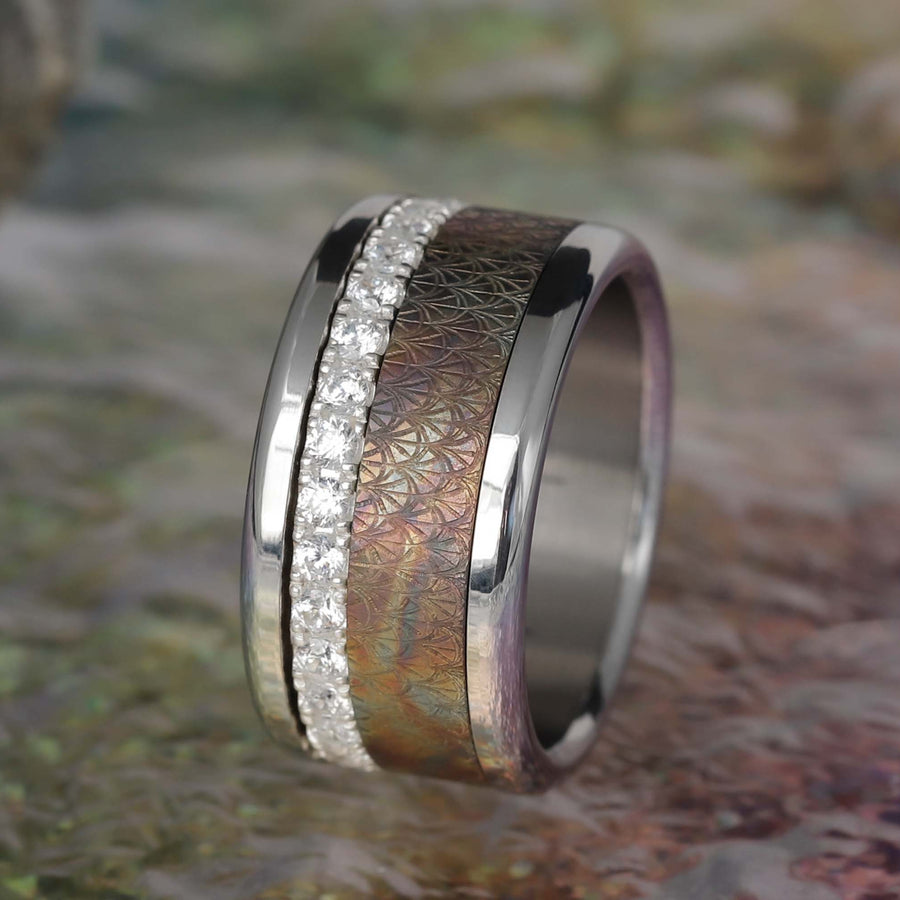 bague-mood-interchangeable-anneau-2/3-titane-nacree