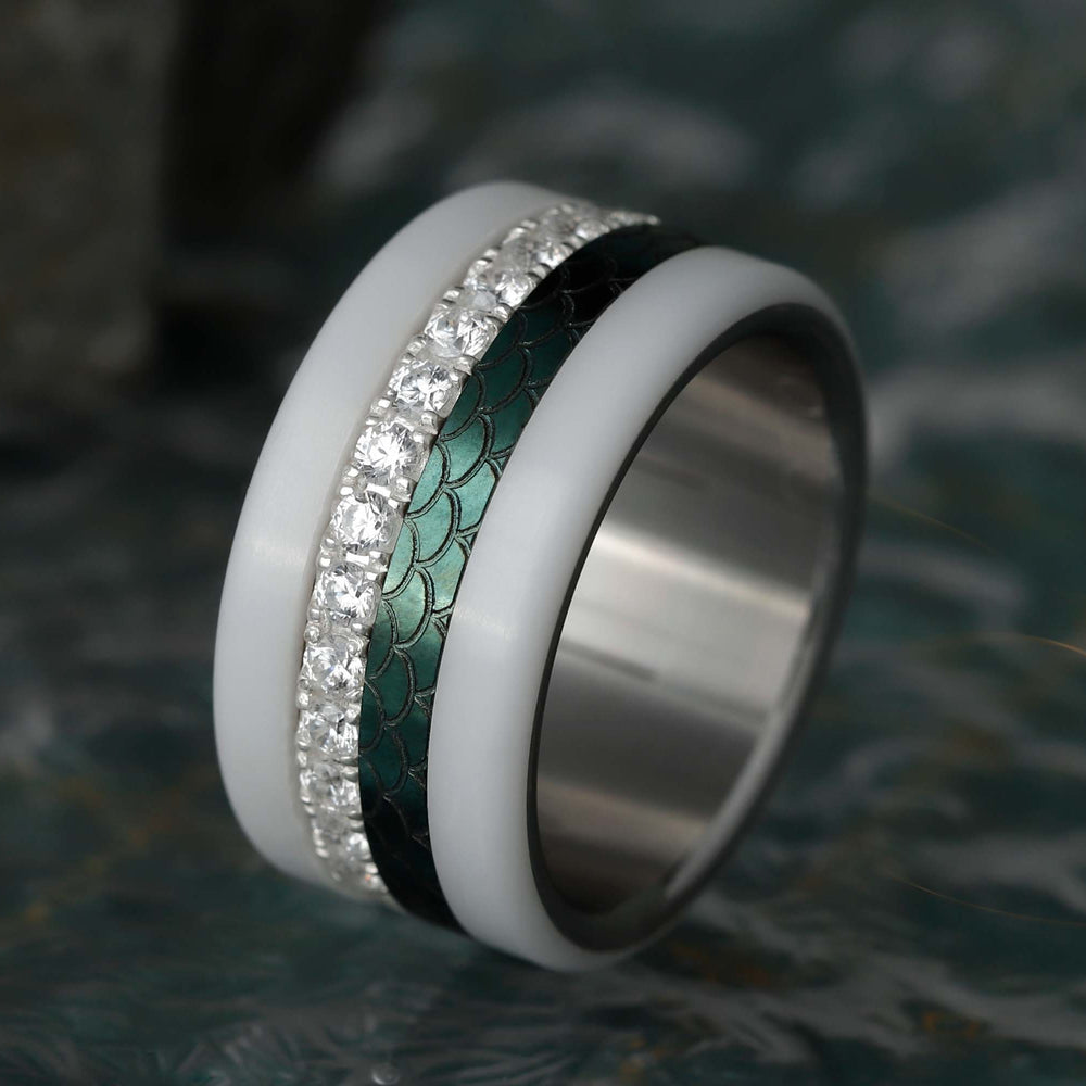 bague-mood-interchangeable-anneau-medium-acier-emeraude