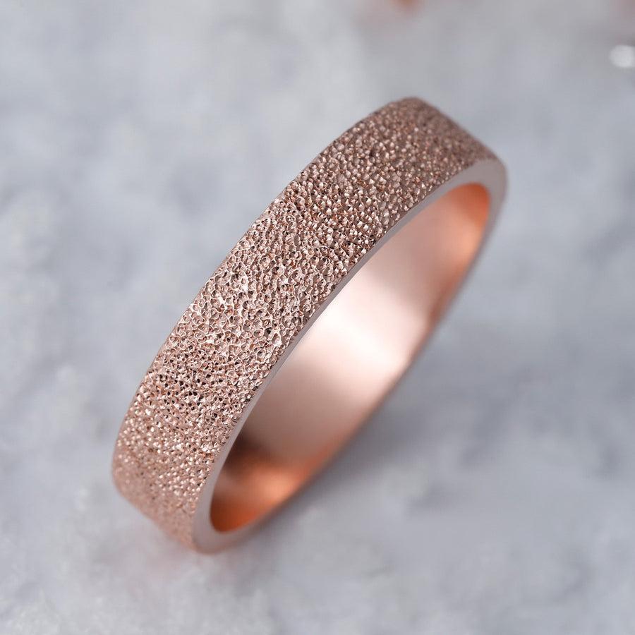 bague en argent 925 couleur rose neige éternelle pour bague mood interchangeable format deux tiers