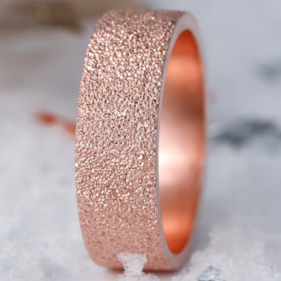 bague mood en argent 925 couleur or rose neige eternelle anneau pour bague mood interchangeable
