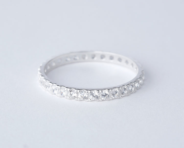 bague mood en argent avec diamant zircon aura authentique 10
