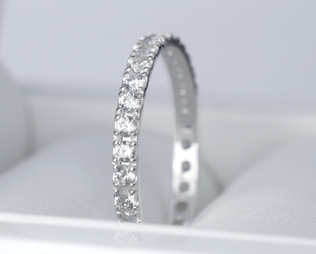bague mood en argent avec diamant zircon aura authentique 15