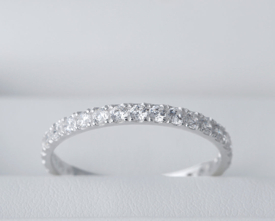 bague mood en argent avec diamant zircon aura authentique 16
