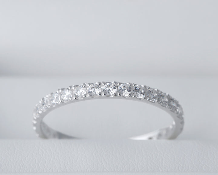 bague mood en argent avec diamant zircon aura authentique 16