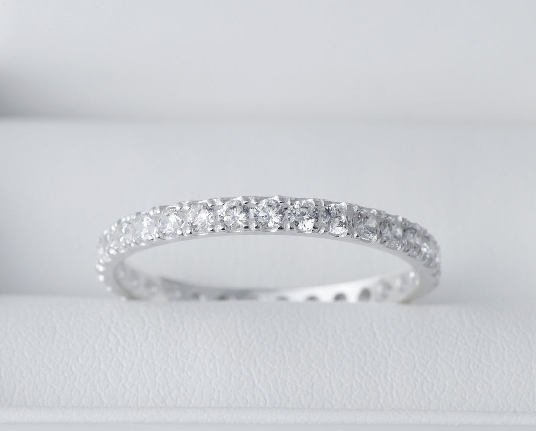 bague mood en argent avec diamant zircon aura authentique 17