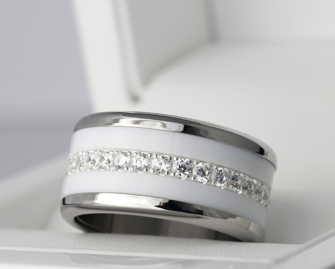 bague mood en argent avec diamant zircon aura authentique 3