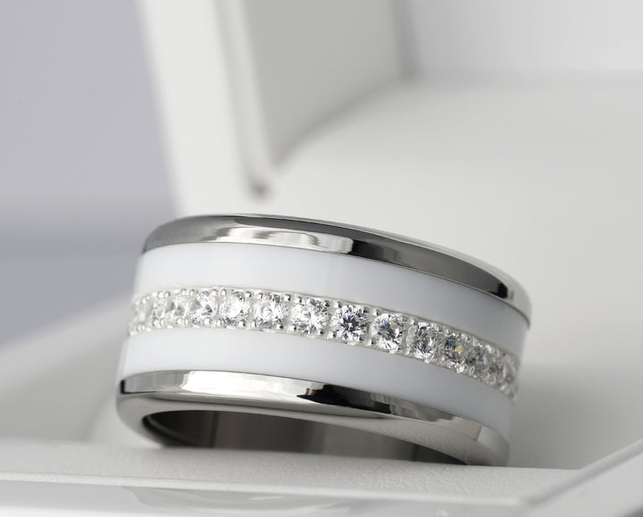 bague mood en argent avec diamant zircon aura authentique 3