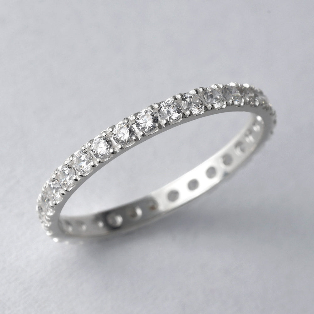 bague mood en argent avec diamant zircon aura authentique 5