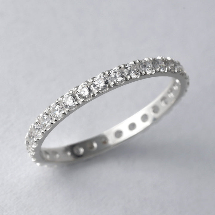 bague mood en argent avec diamant zircon aura authentique 5