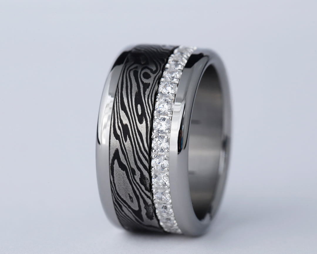 bague mood en argent avec diamant zircon aura authentique 7