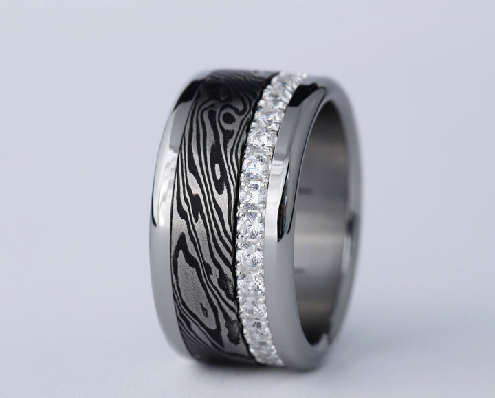 bague mood en argent avec diamant zircon aura authentique 7