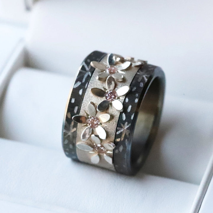 Small Rock Fassung aus Edelstahl (11mm) – von 1 bis 100 nummeriert