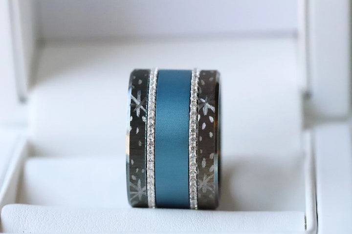 Small Rock Fassung aus Edelstahl (11mm) – von 1 bis 100 nummeriert