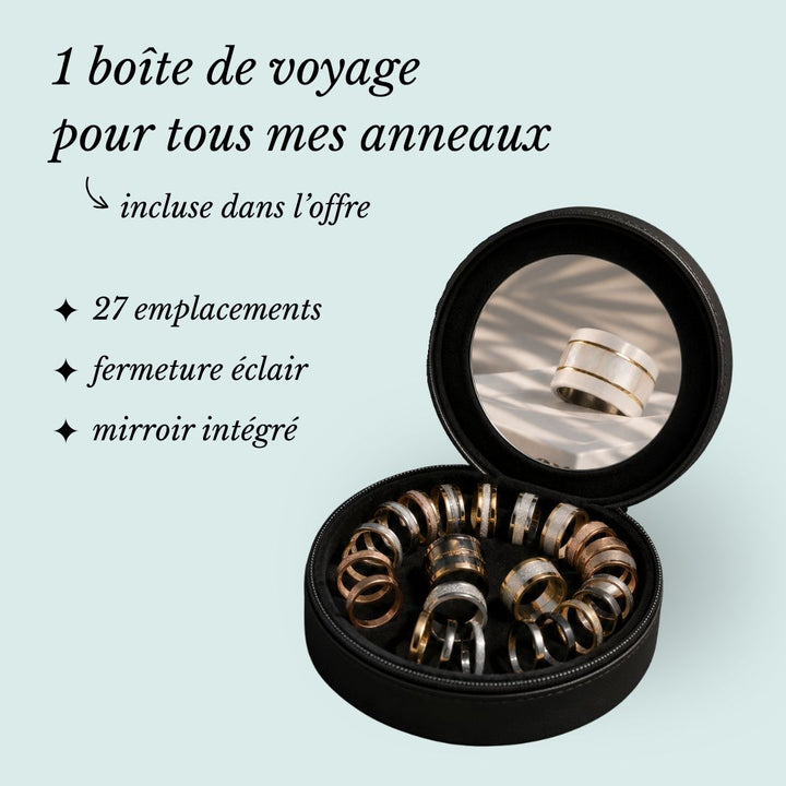 Ma Première Mood | Bague interchangeable avec 1 couleur interchangeable au choix et une boîte de rangement