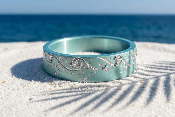Innenring (2/3 Addon) „Océanis“ aus Aluminium für den auswechselbaren mood Ring