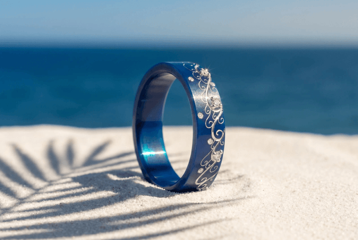Innenring (2/3 Addon) „Océanis“ aus Aluminium für den auswechselbaren mood Ring