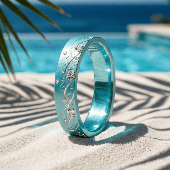 Innenring (2/3 Addon) „Océanis“ aus Aluminium für den auswechselbaren mood Ring