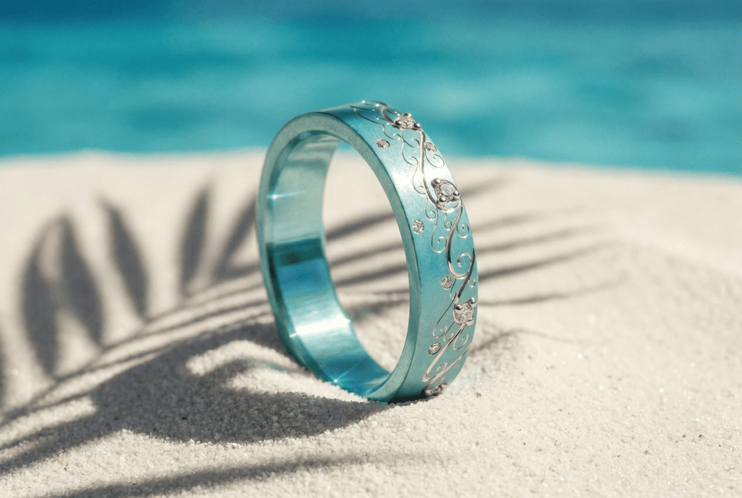 Innenring (2/3 Addon) „Océanis“ aus Aluminium für den auswechselbaren mood Ring