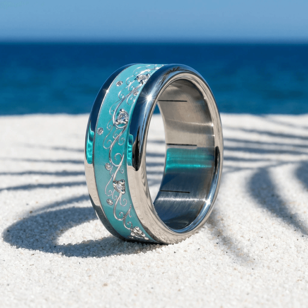 Innenring (2/3 Addon) „Océanis“ aus Aluminium für den auswechselbaren mood Ring